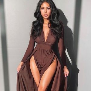 FASHION NOVA SPREE MAXI DRESS - SIZE M IN PERFECT CONDITION